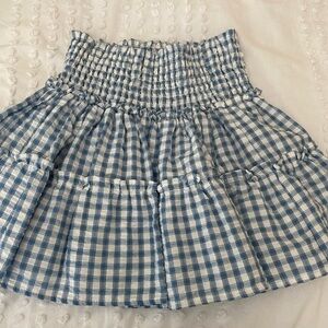 Cutest plaid flowy skirt